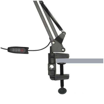 Brilagi - LED Ljusreglerad flexibel bordslampa VARIO LED/15W/230V 3000-6000K svart