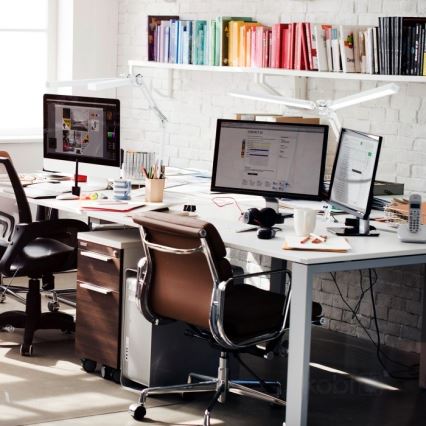 Brilagi - LED Ljusreglerad flexibel bordslampa VARIO LED/15W/230V 3000-6000K vit