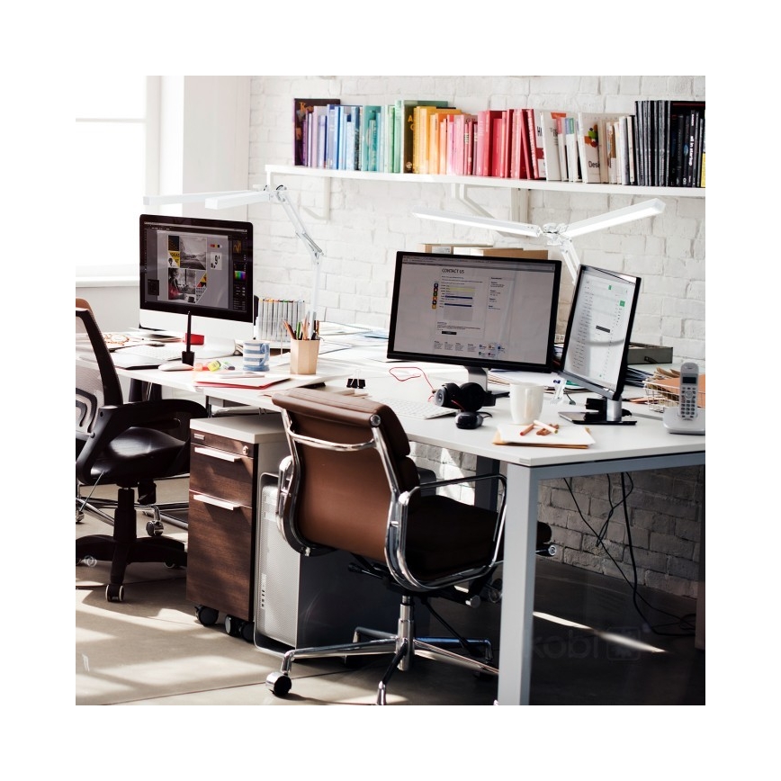 Brilagi - LED Ljusreglerad flexibel bordslampa VARIO LED/15W/230V 3000-6000K vit