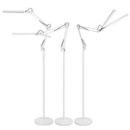 BRILAGI - VARIO LED dimbar flexibel golvlampa 14W/230V 3000–6000K 157 cm vit