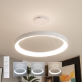 Brilagi - LED dimbar hänglampa med vajer FALCON II LED/108W/230V 3000-6500K Ø 80 cm vit + fjärrkontroll