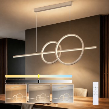BRILAGI - LED dimbar hänglampa på vajer SIGNATURE LED/53W/230V 3000-6000K 120 cm beige+ fjärrkontroll