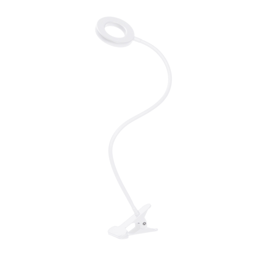 Brilagi - LED dimbar lampa med klämma ORBELA LED/8W/230V 3000/4000/5000K vit