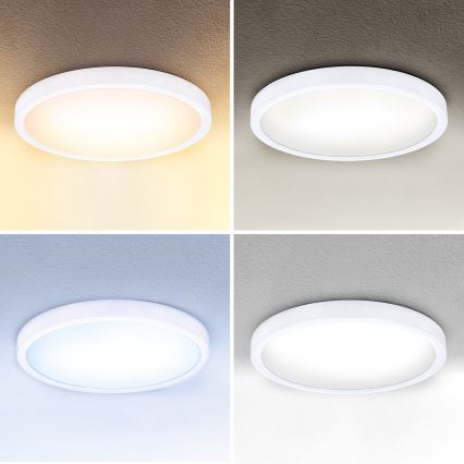 Brilagi - LED Dimbar taklampa ESTELA LED/36W/230V 3000-6500K ø 30 cm vit + fjärrkontroll