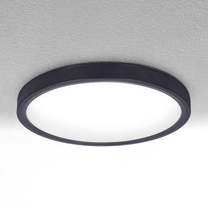 Brilagi - LED Dimbar taklampa ESTELA LED/48W/230V 3000-6500K ø 40 cm svart + fjärrkontroll