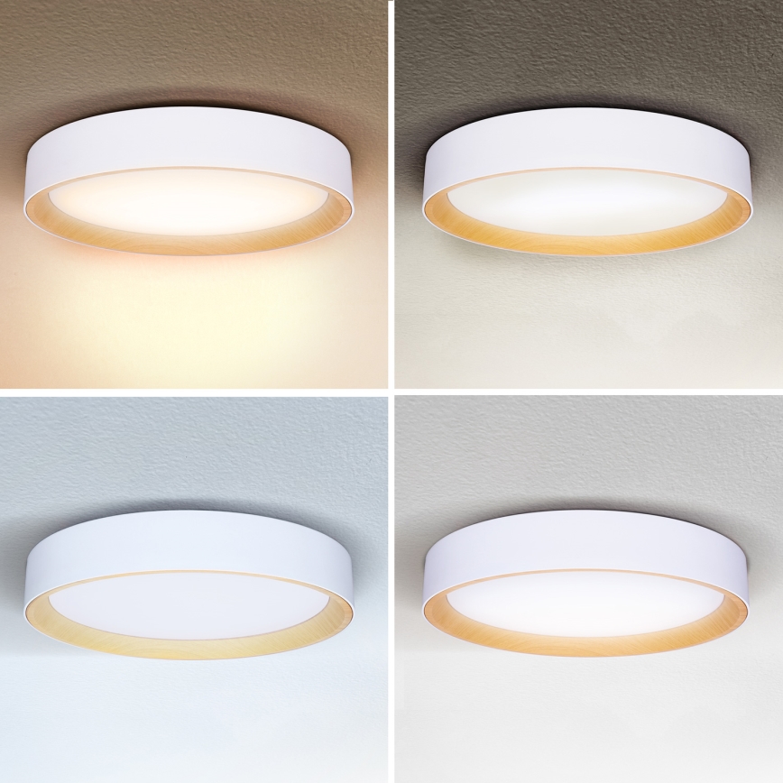 Brilagi - LED Dimbar taklampa LARIOS LED/48W/230V 3000-6500K ø 39 cm vit + fjärrkontroll