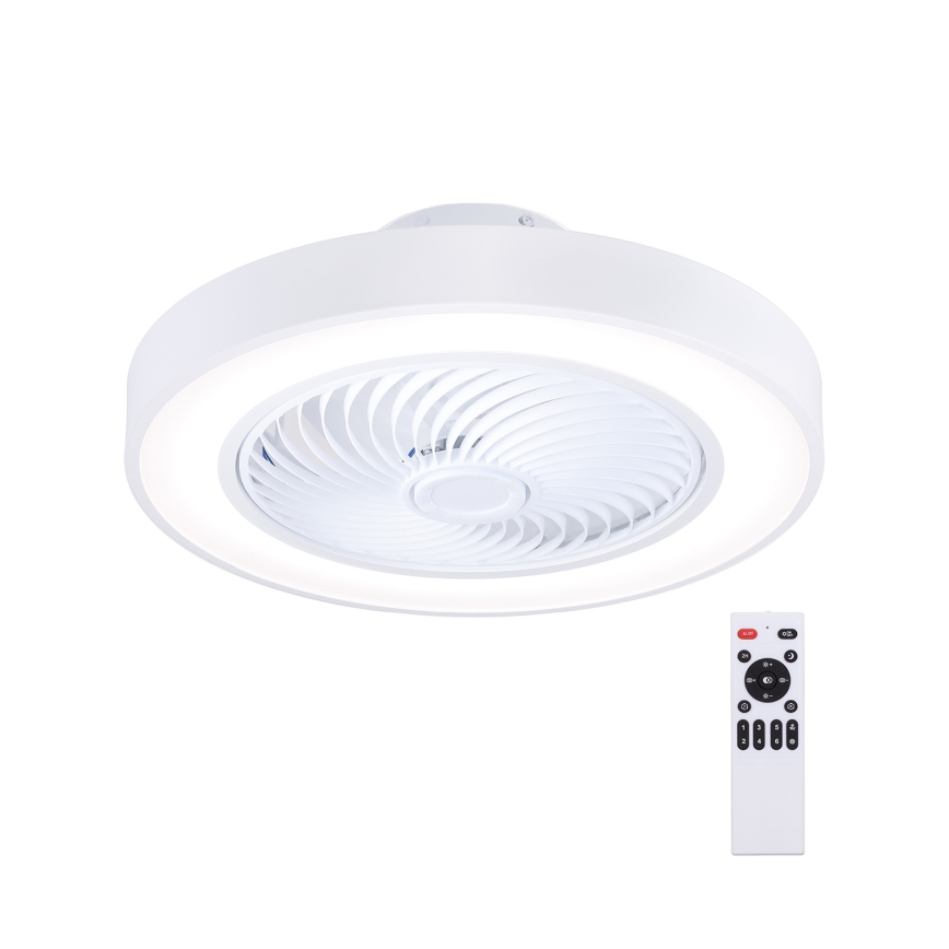 Brilagi - LED dimbar taklampa med fläkt LED/30W/230V 3000-6500K vit + fjärrkontroll