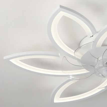 Brilagi - LED dimbar taklampa med fläkt LED/50W/230V 3000-6500K vit + fjärrkontroll