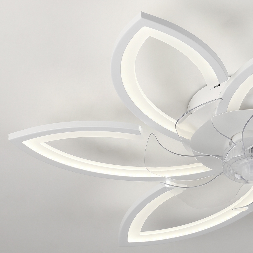 Brilagi - LED dimbar taklampa med fläkt LED/50W/230V 3000-6500K vit + fjärrkontroll