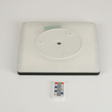 Brilagi - LED dimbar armatur med rörelse- och skymningssensor ULTRA SLIM LED/18W/230V 30x30 cm + fjärrkontroll