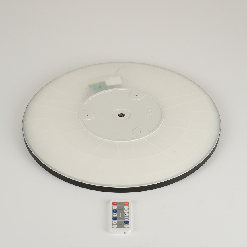 Brilagi - LED dimbar armatur med rörelse- och skymningssensor ULTRA SLIM LED/24W/230V Ø 42 cm + fjärrkontroll