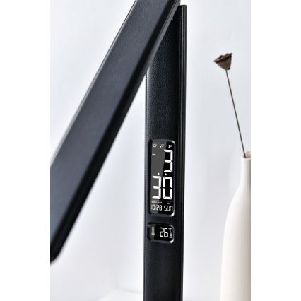 Brilagi - LED Dimbar bordslampa med QI trådlös laddning och USB REGINA LED/8,5W/230V svart