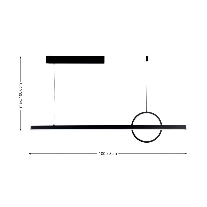 Brilagi - LED dimbar taklampa NIVIO LED/20W/230V 3000-6000K + fjärrkontroll