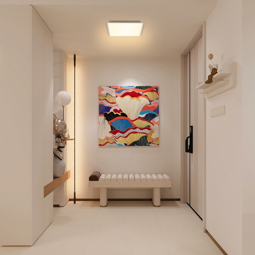 Brilagi - LED Dimbar taklampa SLIMFRAME LED/25W/230V 30x30 cm 3000-6000K vit + fjärrkontroll