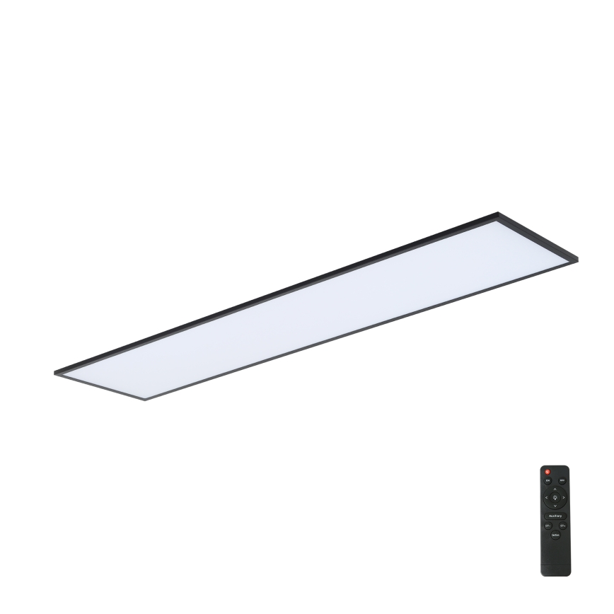 Brilagi - LED Dimbar taklampa SLIMFRAME LED/58W/230V 120x30 cm 3000-6000K svart + fjärrkontroll