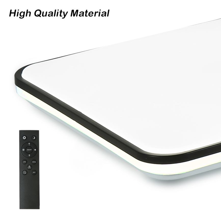 Brilagi - LED Dimbar taklampa SMART LED/36W/230V 3000-6000K 45x45 cm Wi-Fi Tuya + fjärrkontroll