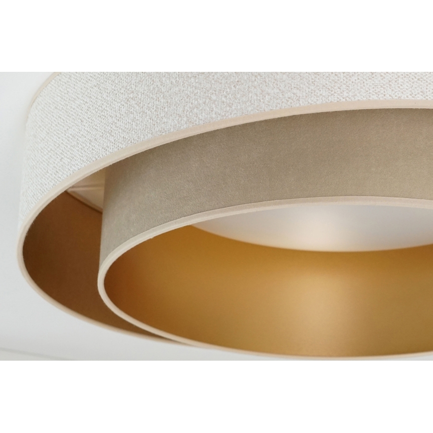 Brilagi - LED Dimbar taklampa VEGAS SHINE LED/24W/230V diameter 60 cm 3000/4000/6500K grädde/beige + fjärrkontroll