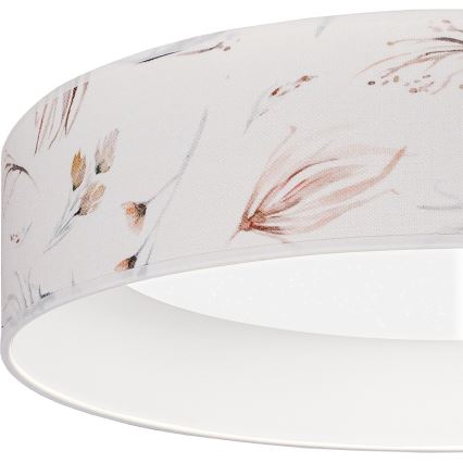 BRILAGI - Dimbar LED-taklampa VELVET SMARTIX STARS LED/24W/230V 3000-6000K Ø 45 cm vit med blommönster Wi-Fi Tuya Beacon + fjärrkontroll