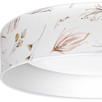 BRILAGI - Dimbar LED-taklampa VELVET SMARTIX STARS LED/24W/230V 3000-6000K Ø 45 cm vit med blommönster Wi-Fi Tuya Beacon + fjärrkontroll