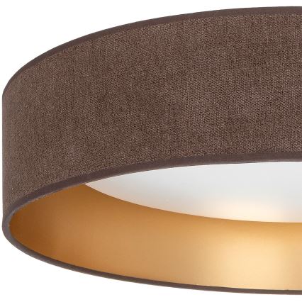 BRILAGI - LED-dimbart takarmatur VELVET SMARTIX LED/24W/230V 3000-6000K Ø 45 cm brun/guld Wi-Fi Tuya Beacon + fjärrkontroll