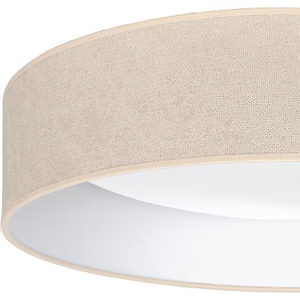 BRILAGI - Dimmbar LED-takarmatur VELVET SMARTIX LED/24W/230V 3000-6000K Ø 45 cm krämvit Wi-Fi Tuya Beacon + fjärrkontroll