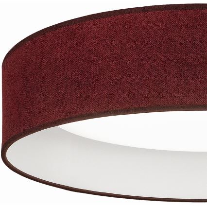 BRILAGI - Dimbart LED-takarmatur VELVET SMARTIX LED/36W/230V 3000-6000K Ø55 cm vinröd Wi-Fi Tuya Beacon + fjärrkontroll