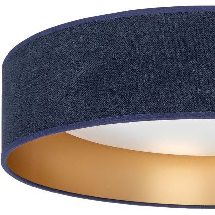 Brilagi - LED dimbar taklampa VELVET SMART VARI LED/24W/230V 3000-6500K Ø 45 cm blå/guld + fjärrkontroll