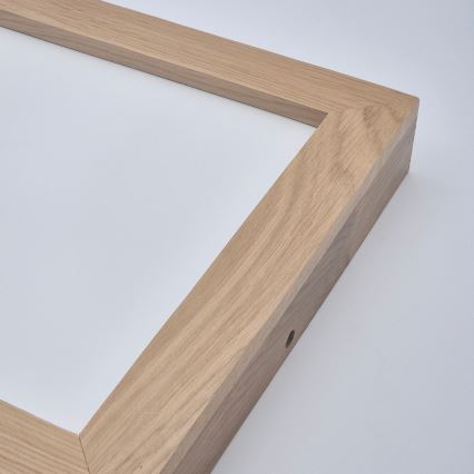 Brilagi - LED ljusreglerad taklampa till badrum WOODY FRAME LED/24W/230V ek 30x30 cm 3000-6000K IP44 + fjärrkontroll