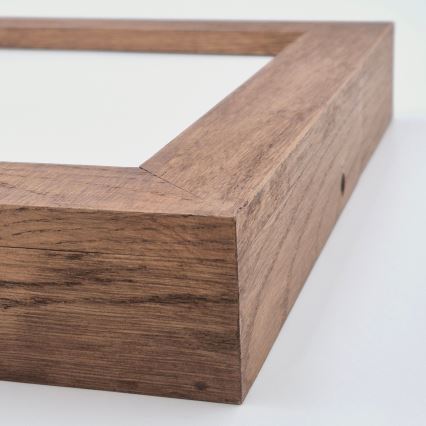 Brilagi - LED ljusreglerad taklampa till badrum WOODY FRAME LED/24W/230V ek körsbär 30x30 cm 3000-6000K IP44 + fjärrkontroll