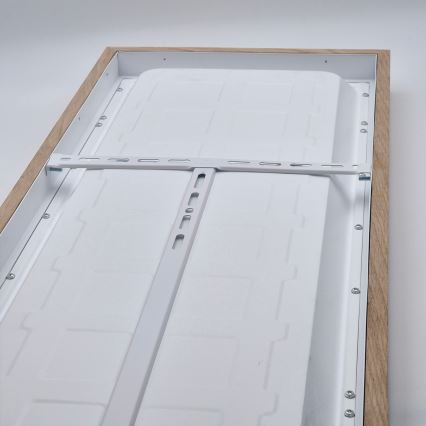 Brilagi - LED ljusreglerad taklampa till badrum WOODY FRAME LED/50W/230V ek 120x30 cm 3000-6000K IP44 + fjärrkontroll