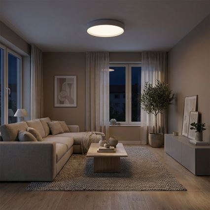 Brilagi - Dimbar LED-taklampa NANCI LED/60W/230V 3000–6500 K Ø49 cm vit + fjärrkontroll