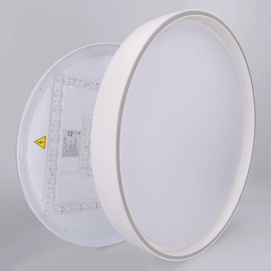 Brilagi - Dimbar LED-taklampa NANCI LED/60W/230V 3000–6500 K Ø49 cm vit + fjärrkontroll