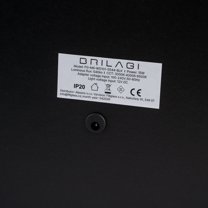 BRILAGI - Dimbart LED-sminkspegel CALIFORNIA LED/22W/230V 3000/4000/6500K 58x43 cm vit