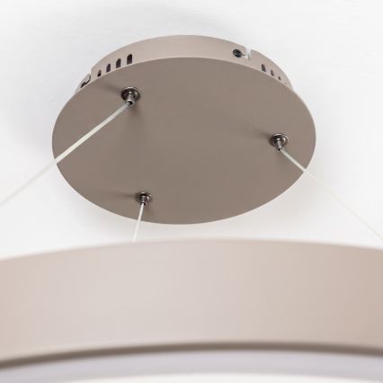 BRILAGI - dimmbar LED-ljuskrona på kabel FALCON II LED/108W/230V 3000-6500K Ø 80 cm beige + fjärrkontroll