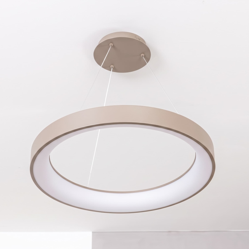 BRILAGI - Dimmbar LED-ljuskrona på vajer FALCON II LED/99W/230V 3000-6500K Ø 60 cm beige + fjärrkontroll