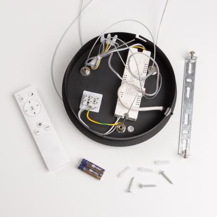 Brilagi - LED dimbar pendellampa på vajer FALCON LED/40W/2300V 3000–6500K Ø45 cm svart + fjärrkontroll