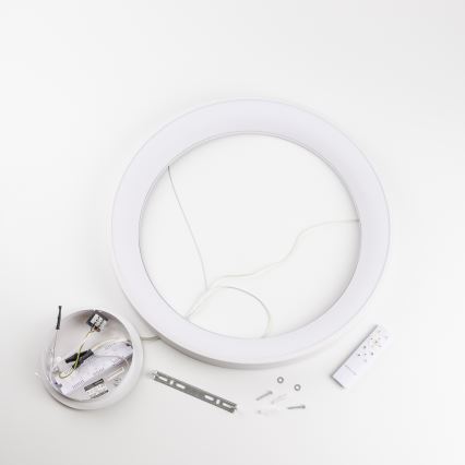 BRILAGI - LED-dimbar pendellampa på vajer FALCON II LED/99W/230V 3000-6500K Ø 60 cm vit + fjärrkontroll