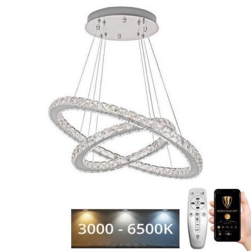 Brilagi - LED-dimbar pendellampa med vajerupphängning COSMOWAVE LED/115W/230V 3000-6500K + fjärrkontroll