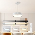 BRILAGI - LED-dimbar pendellampa med vajerupphängning FALCON MODERN LED/30W/230V 3000-6000K Ø 40 cm vit + fjärrkontroll
