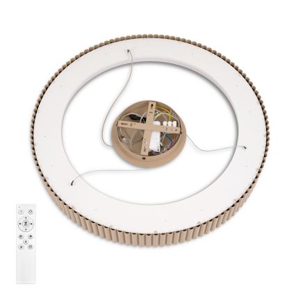 Brilagi - Dimmbar pendellampa på vajer FALCON MODERN LED/54W/230V 3000-6500K Ø 60 cm beige + fjärrkontroll