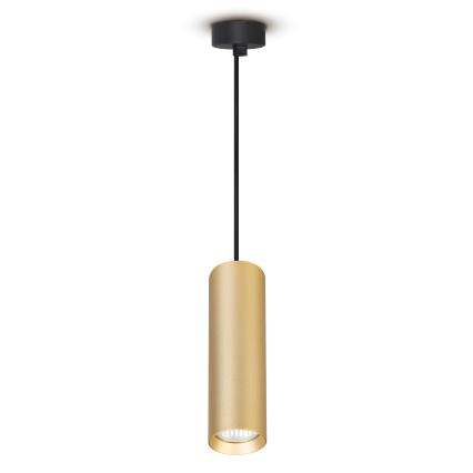 Brilagi - LED RGBW dimbar pendellampa på kabel SELE 1xGU10/4,8W/230V 3000K svart/guld + fjärrkontroll