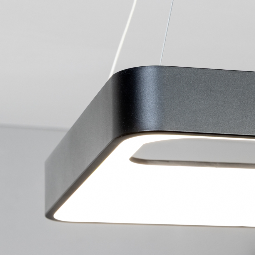 Brilagi - Dimbar LED-pendel på vajer FALCON II LED/80W/230V 3000-6500K 40x40 cm svart + fjärrkontroll