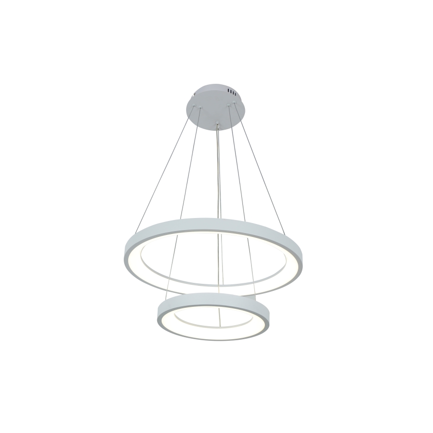 Brilagi - Dimbart LED-pendel på vajer FALCON SLIM LED/68W/230V 3000–6500K Ø 50 cm vit + fjärrkontroll