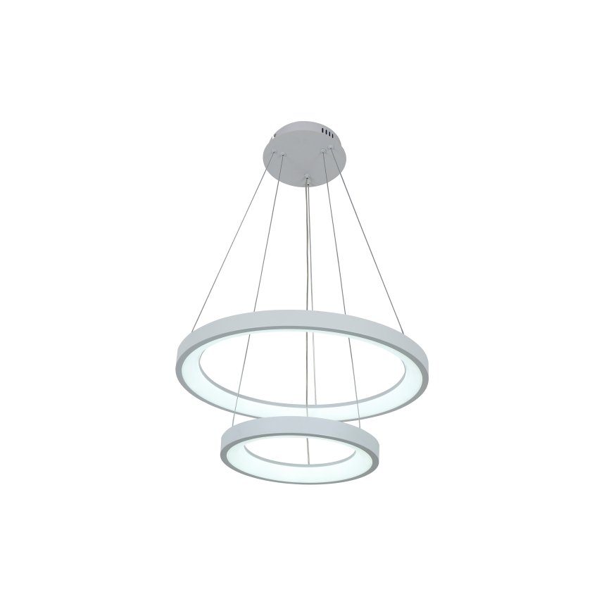 Brilagi - Dimbart LED-pendel på vajer FALCON SLIM LED/68W/230V 3000–6500K Ø 50 cm vit + fjärrkontroll