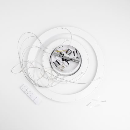 Brilagi - Dimbart LED-pendel på vajer FALCON SLIM LED/68W/230V 3000–6500K Ø 50 cm vit + fjärrkontroll