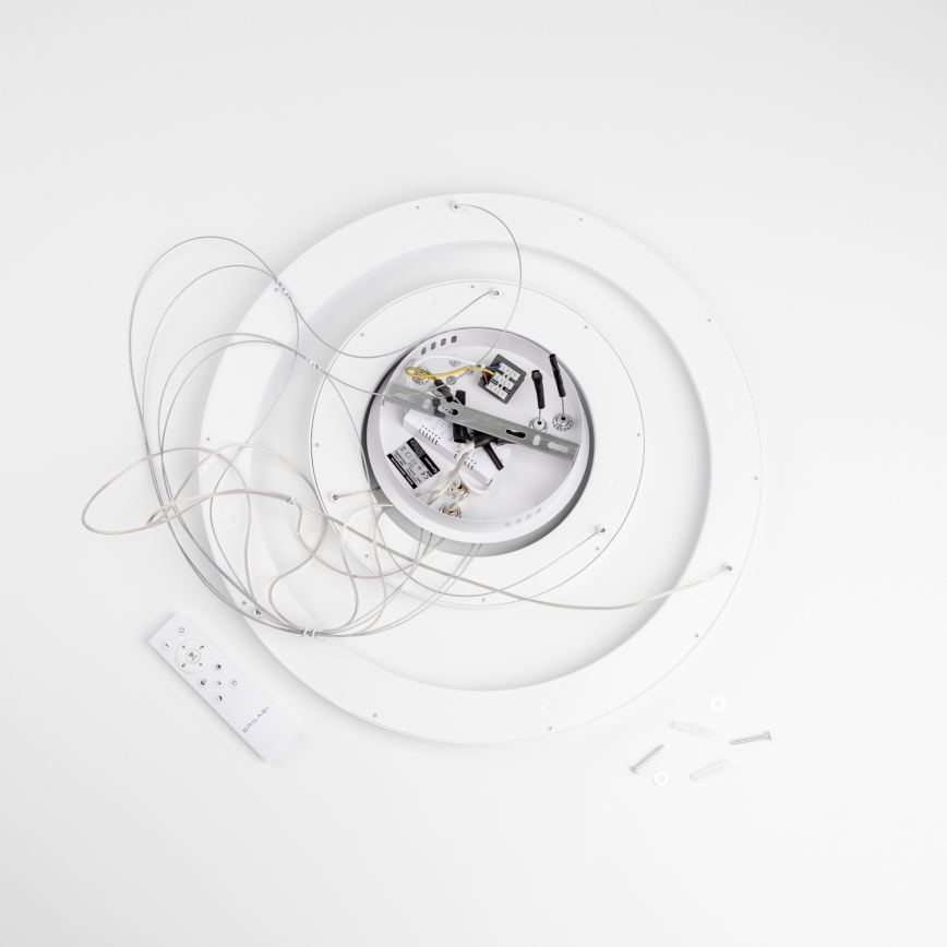 Brilagi - Dimbart LED-pendel på vajer FALCON SLIM LED/68W/230V 3000–6500K Ø 50 cm vit + fjärrkontroll