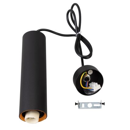 Brilagi - LED RGBW dimbar pendellampa på kabel SELE 1xGU10/4,8W/230V 3000K svart/guld + fjärrkontroll