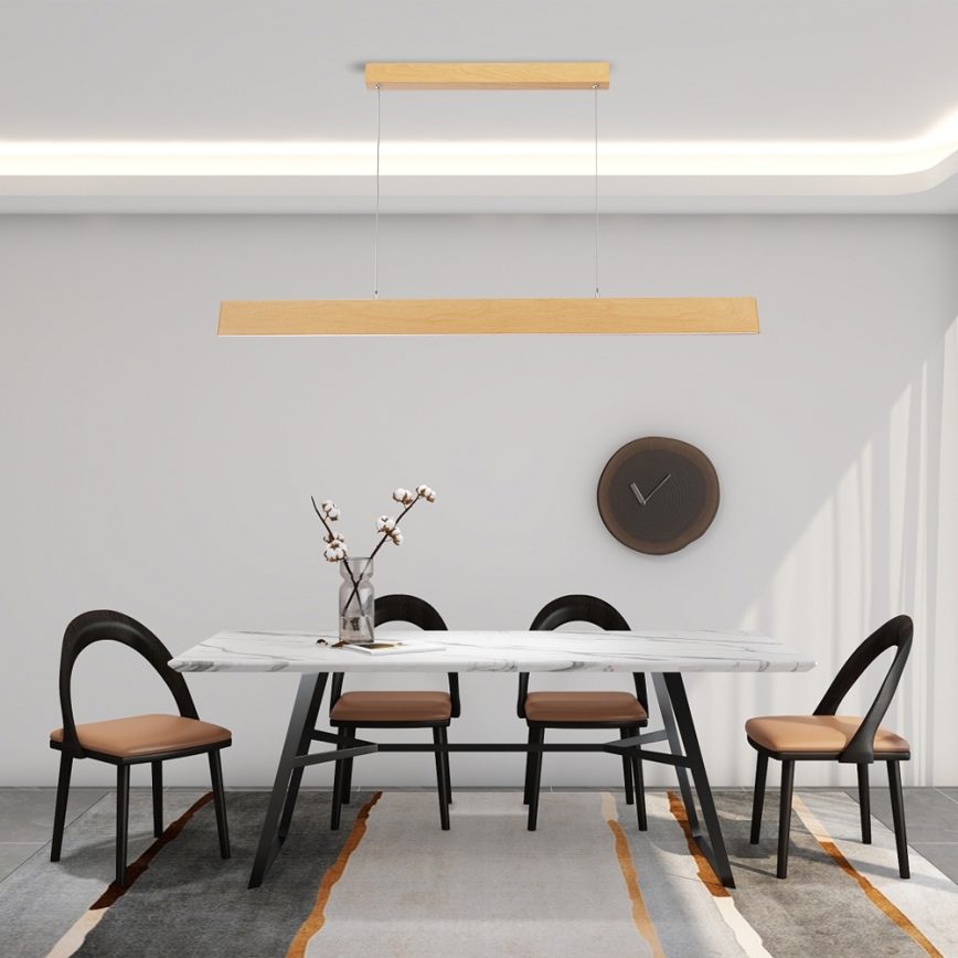 Brilagi - Dimbar LED-pendellampa på kabel SLIMLINE LED/40W/230V 3000–6000K ekdekor + fjärrkontroll