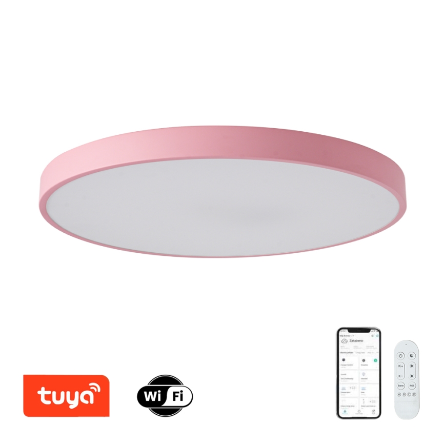 Brilagi - Dimmbar LED-armatur POOL SMART LED/100W/230V Ø 80 cm Wi-Fi Tuya + fjärrkontroll rosa