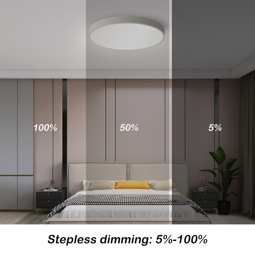 Brilagi - LED dimbar taklampa POOL SMART LED/48W/230V 3000-6000K 40 cm + fjärrkontroll vit